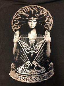 Crow and Woman Logo - DC Shoes Men's Rn 134459 T Shirt Black Size XL Goth Witchy Crow ...