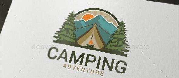 Cool Camp Logo - Cool Camping Logo Design Templates