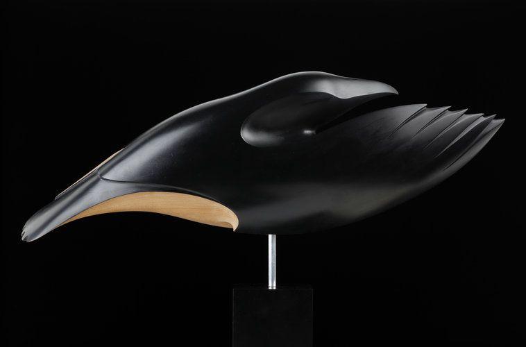 Crow and Woman Logo - Crow Medicine Woman by Rex Homan, Māori artist (KRX120201)