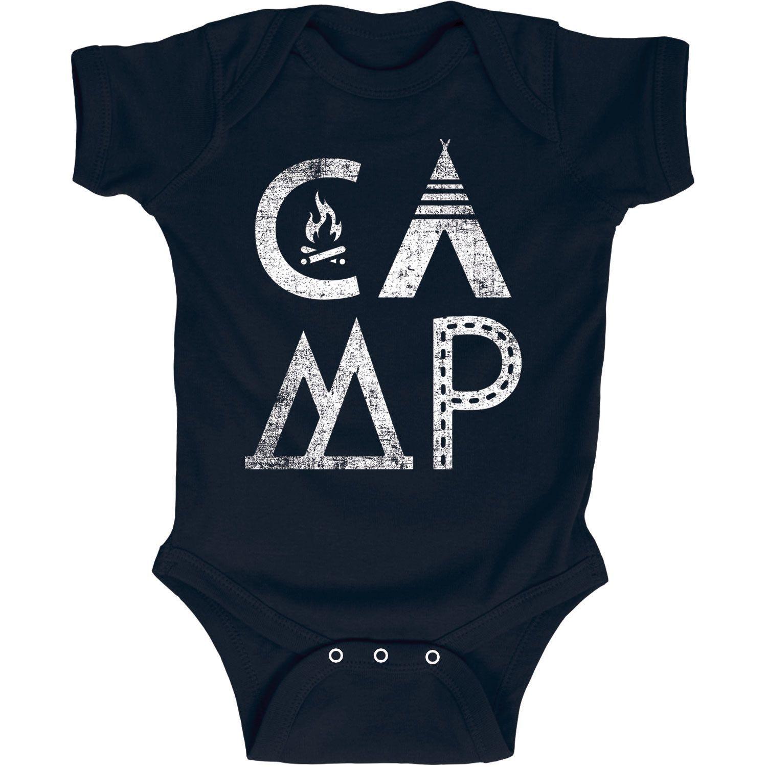 Cool Camp Logo - Here's a cool camping idea. Camping shirts for the kids on your next