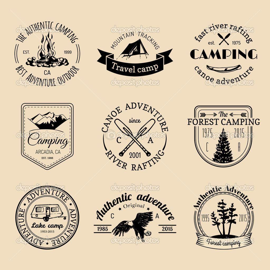 Vintage Camp Logo - vintage camp logo - Google Search | Cottage | Pinterest | Vintage ...