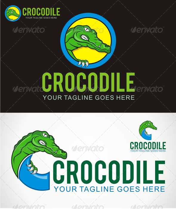 Crocodile Business Logo - Crocodile logo. Crocodile, Logo templates and Logos