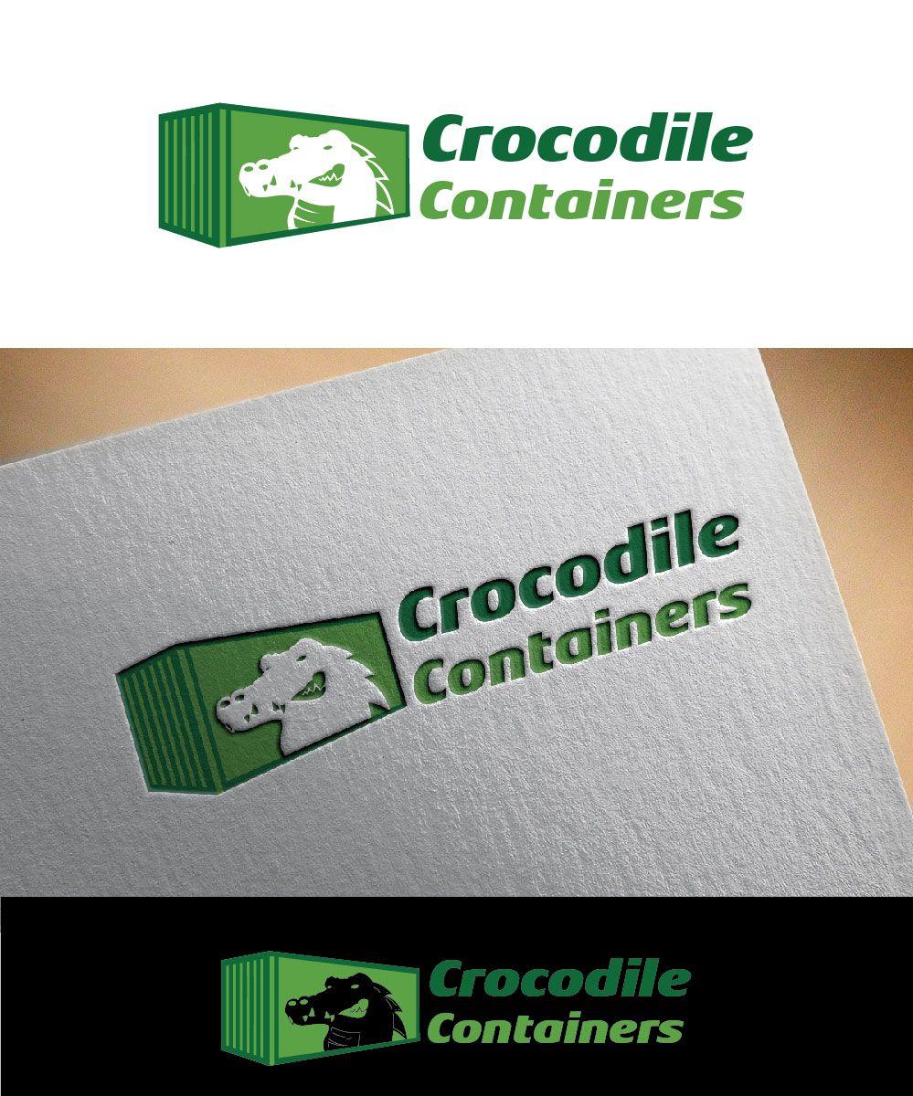 Crocodile Business Logo - Bold, Masculine, Accommodation Logo Design for Crocodile Containers ...