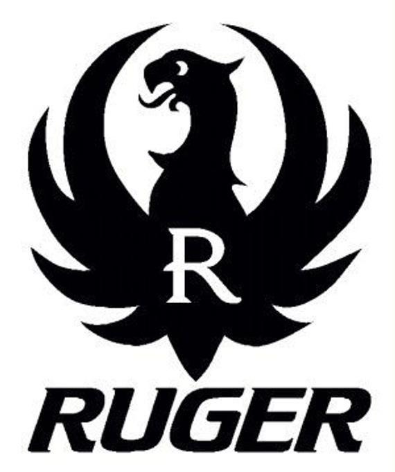 Ruger Firearms Logo - 2 x Ruger Firearms Logo vinyl decal sticker 5.5 x | Etsy