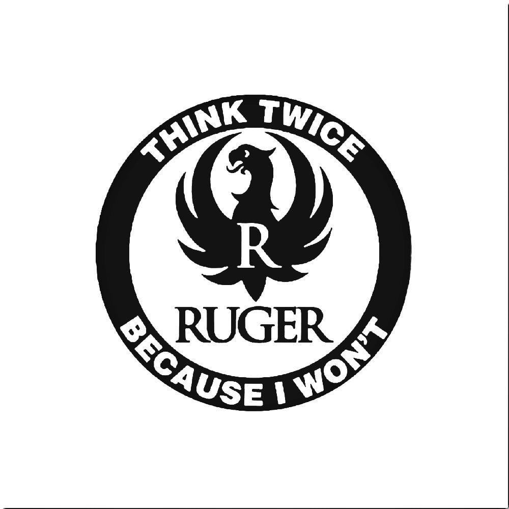 Ruger Firearms Logo - Protected By Ruger Firearms Decal Sticker