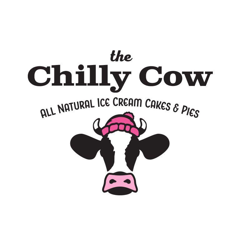 Cow Ice Cream Logo - Proposed logo for an ice cream shop. #logo #cow #icecream #brand