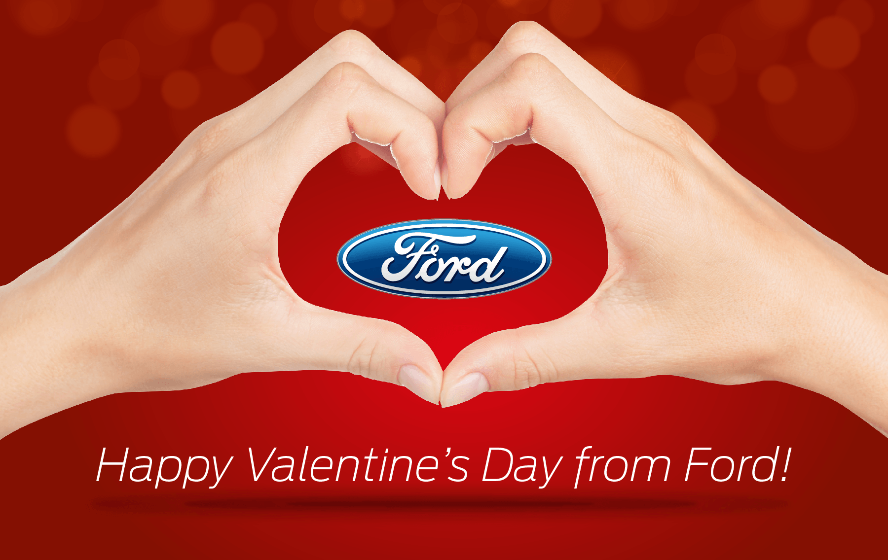 2 Red Hands Logo - Romantic Tips From Ford This Valentine's Day