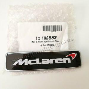 McLaren 650s Logo - Genuine McLaren 650S 570S Front Hood Emblem Badge 1211A9383CP Brand ...