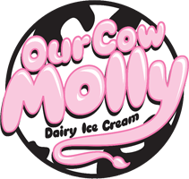 Cow Ice Cream Logo - Our Cow Molly Ice Cream Logo. Pennine Country Store