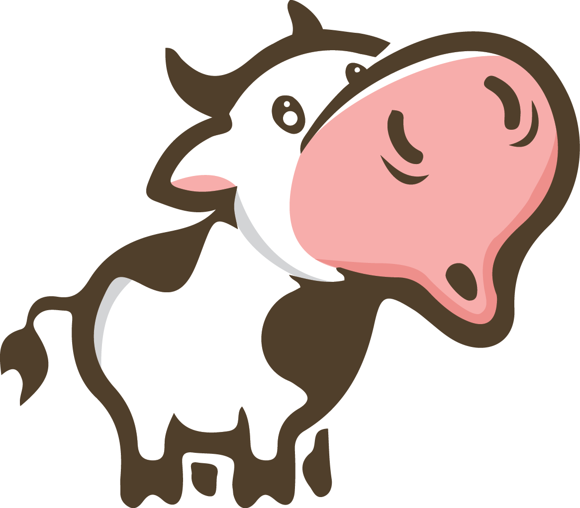 Cow Ice Cream Logo - Freezing Moo