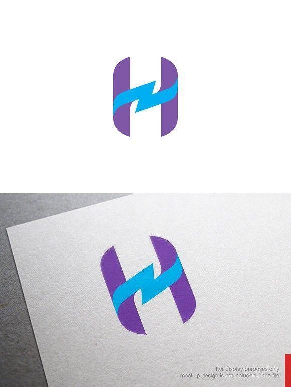 Colorful H Logo - Colorful Letter H Logo | Electric Design | Logos, H logos, Logo ...