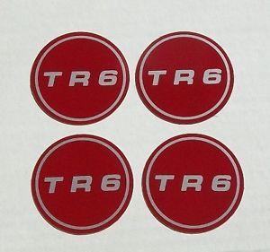 Triumph TR6 Logo - TRIUMPH TR6 WHEEL CENTER EMBLEM BADGE TRIM LABEL DECAL STICKERS FOR ...