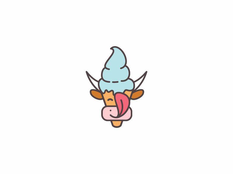 Cow Ice Cream Logo - cow / ice cream logo for SALE