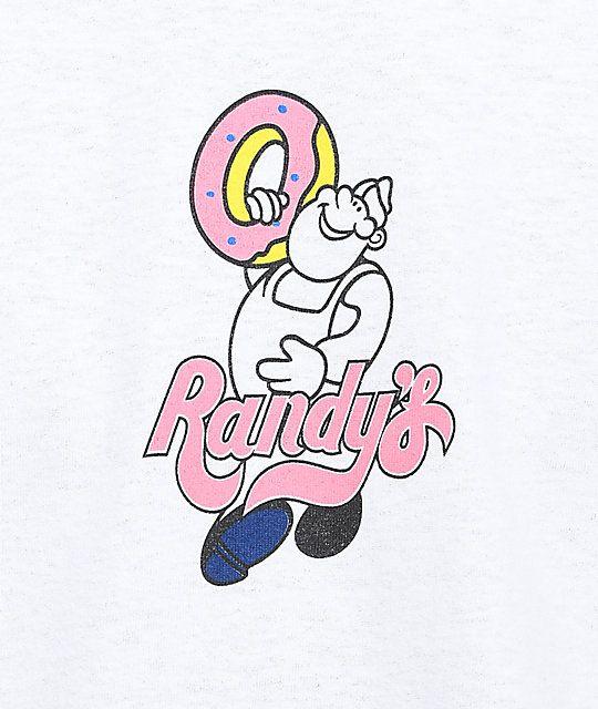 Cartoon Odd Future Logo - Odd Future x Randy's Donuts The Spot White T-Shirt | Zumiez