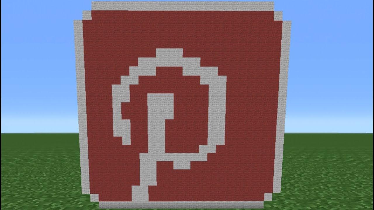 Minecraft TSMC Logo - Minecraft Tutorial: How To Make The Pinterest Logo - YouTube