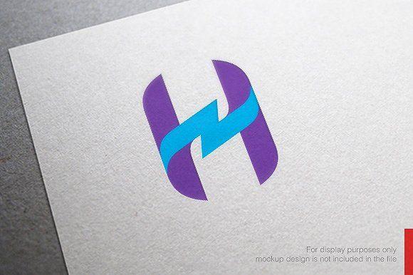 Colorful H Logo - Colorful Letter H Logo Logo Templates Creative Market