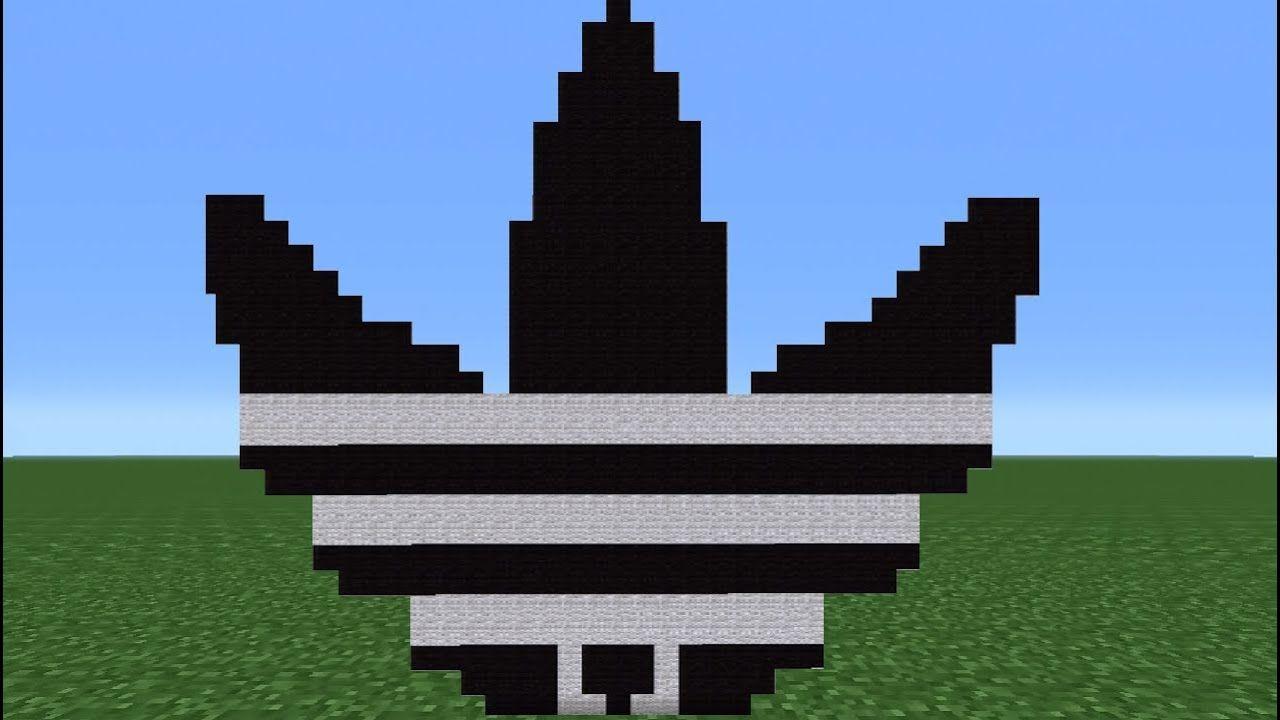 Minecraft TSMC Logo - Minecraft 360: How To Make An Adidas Logo - YouTube