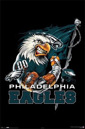 Eagles Football Team Logo - NFL Philadelphia Eagles Football Team Logo Poster