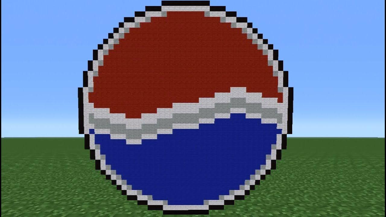 Minecraft TSMC Logo - Minecraft Tutorial: How To Make The Pepsi Logo