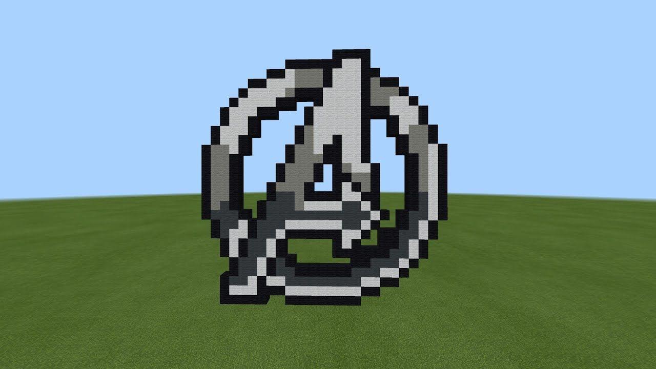 Minecraft TSMC Logo - How to Build The Avengers Logo (Minecraft) - YouTube