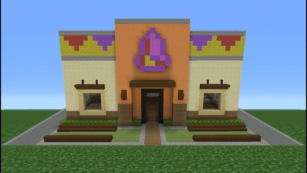 Minecraft TSMC Logo - Minecraft Tutorial: How To Make A Taco Bell (Restaurant) - YouTube