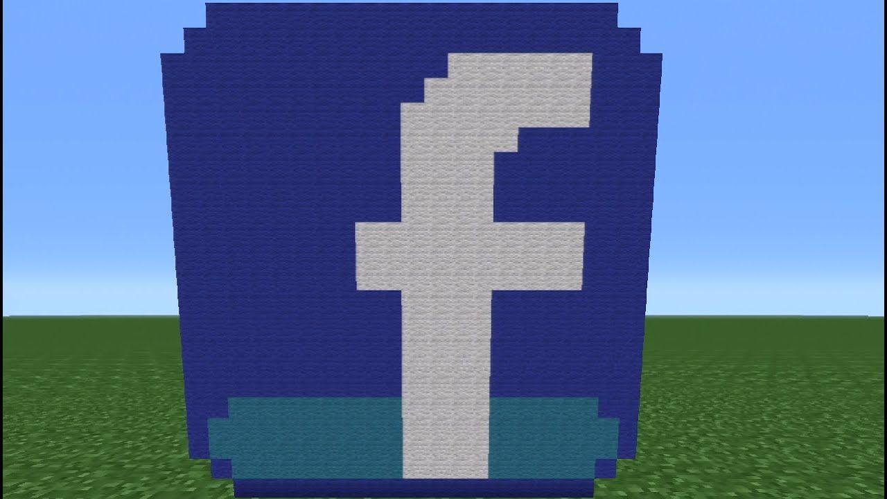 Minecraft TSMC Logo - Minecraft Tutorial: How To Make The Facebook Logo - YouTube