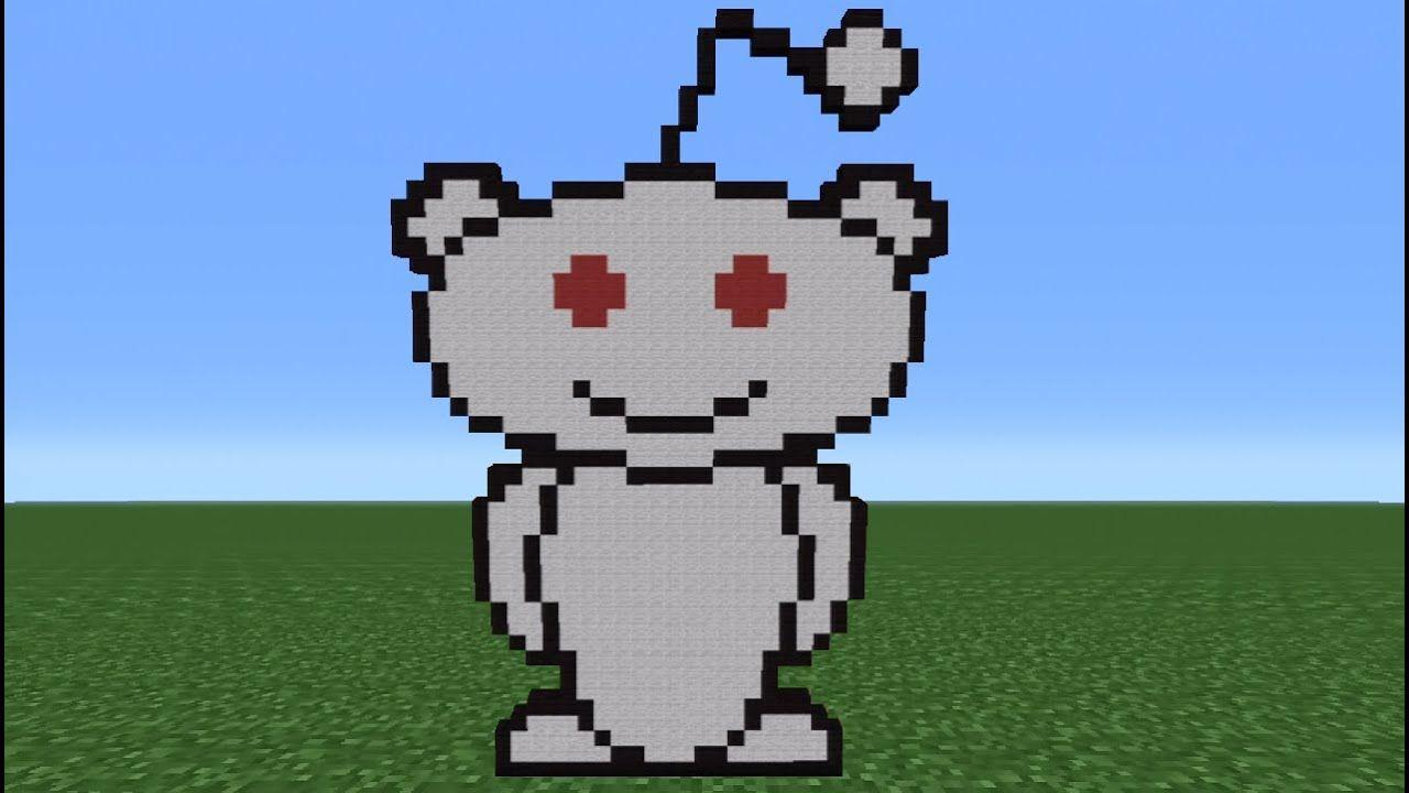 Minecraft TSMC Logo - Minecraft Tutorial: How To Make AThe Reddit Logo - YouTube