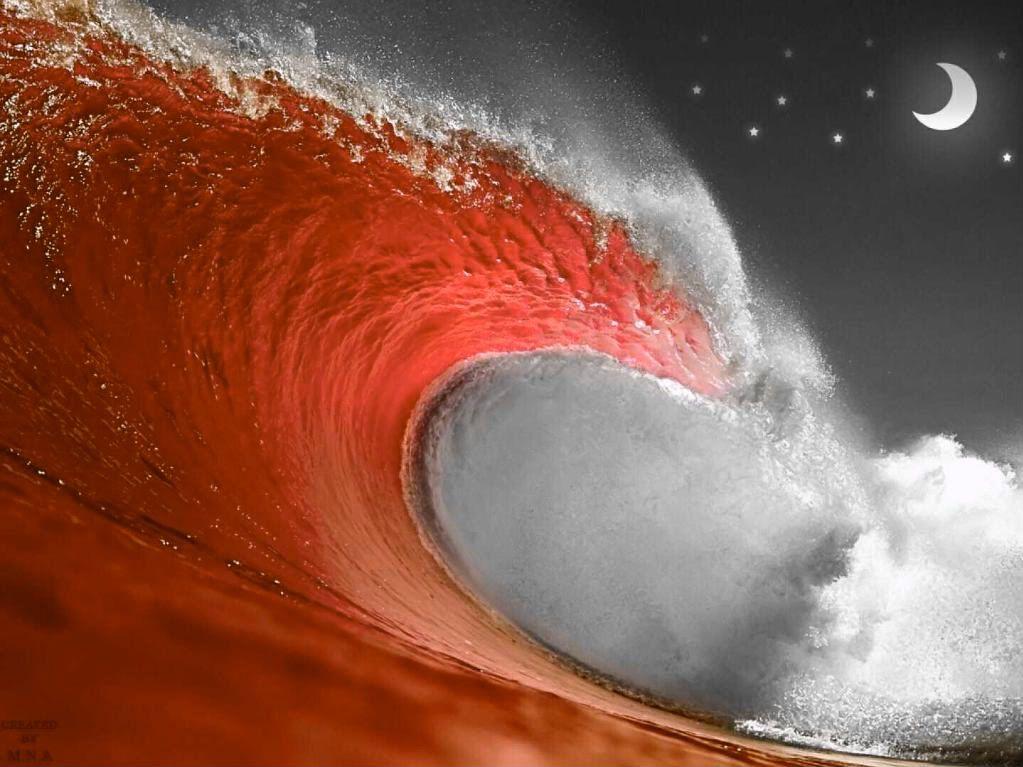 Tidal Wave Red Logo - Tidal Wave Red | ♥♥♥ Ridiculously Red ♥♥♥ | Tsunami waves ...