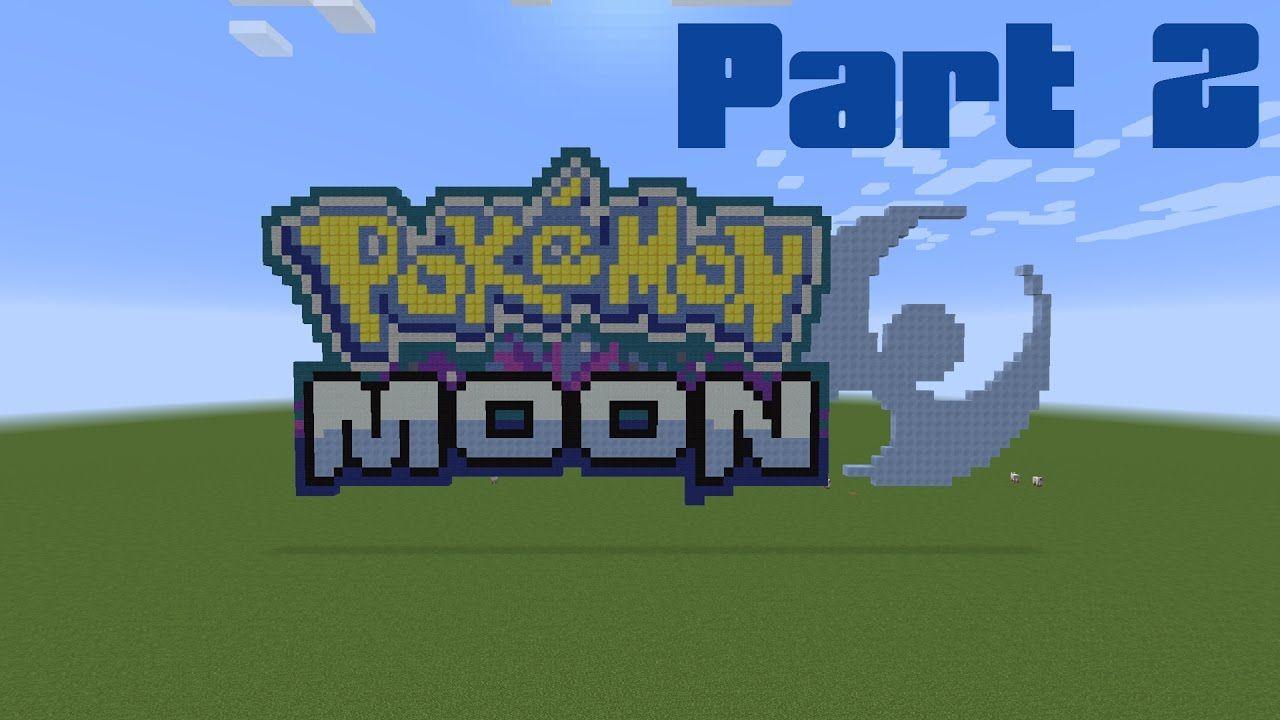 Minecraft TSMC Logo - How to make the Pokemon Moon logo in Minecraft [PART 2] - YouTube