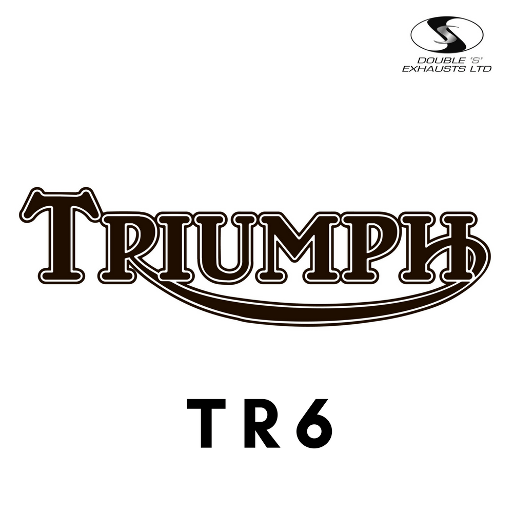 Triumph TR6 Logo - Stainless Steel Exhaust For Triumph TR6 1968 1976