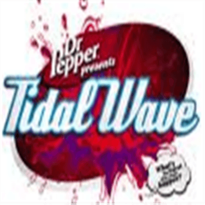 Tidal Wave Red Logo - Dr Pepper Tidal Wave Logo - Roblox