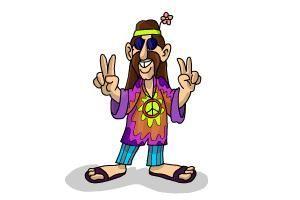 Hippie Cartoon Logo - LogoDix