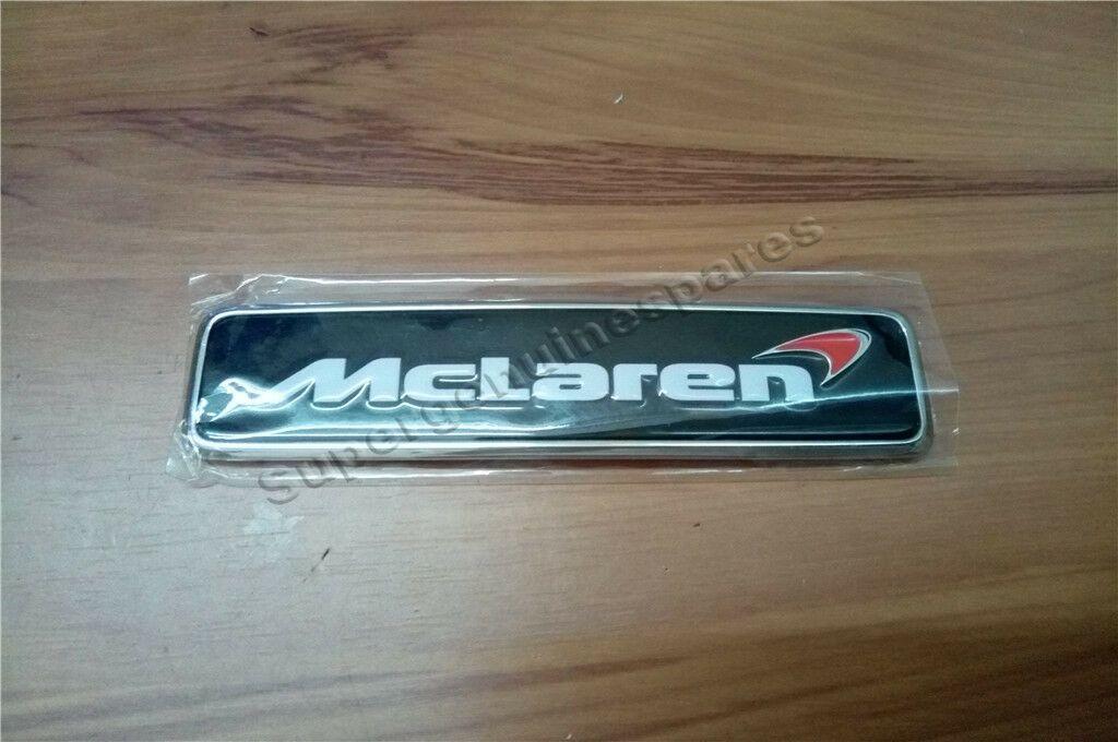 McLaren 650s Logo - Genuine McLaren 650s 570s Front Hood Emblem Badge 1211A9383CP | eBay