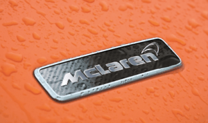 McLaren 650s Logo - Genuine NEW McLaren 650S 570S Carbon Fiber Hood Emblem Badge Part