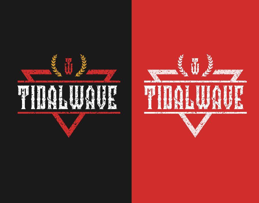 Tidal Wave Red Logo - Entry by elisoftxv for Design a Logo for alternative rock band