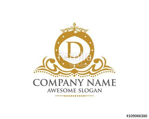 Gold D Logo - Royal Crown Letter D Logo Stock Image And Royalty Free Vector Files