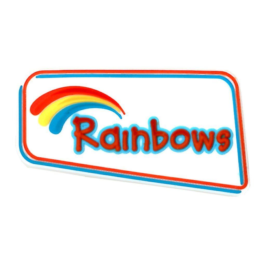 Rainbow Logo - Rainbow Logo PVC Badge – Girlguiding North West England Shop