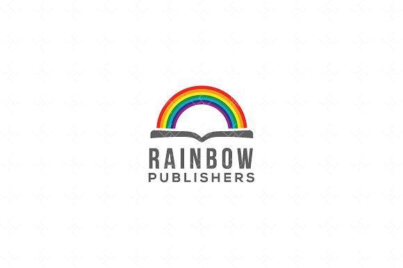 Rainbow Logo - Rainbow Book Logo ~ Logo Templates ~ Creative Market