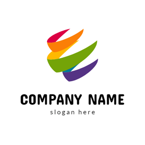 Rainbow Oval Logo - Free Rainbow Logo Designs | DesignEvo Logo Maker