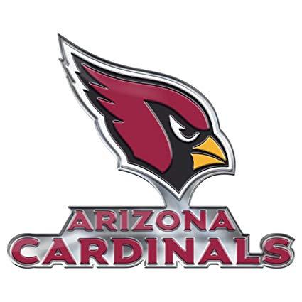 Arizona Cardinals Logo - Amazon.com : NFL Arizona Cardinals Alternative Color Logo Emblem
