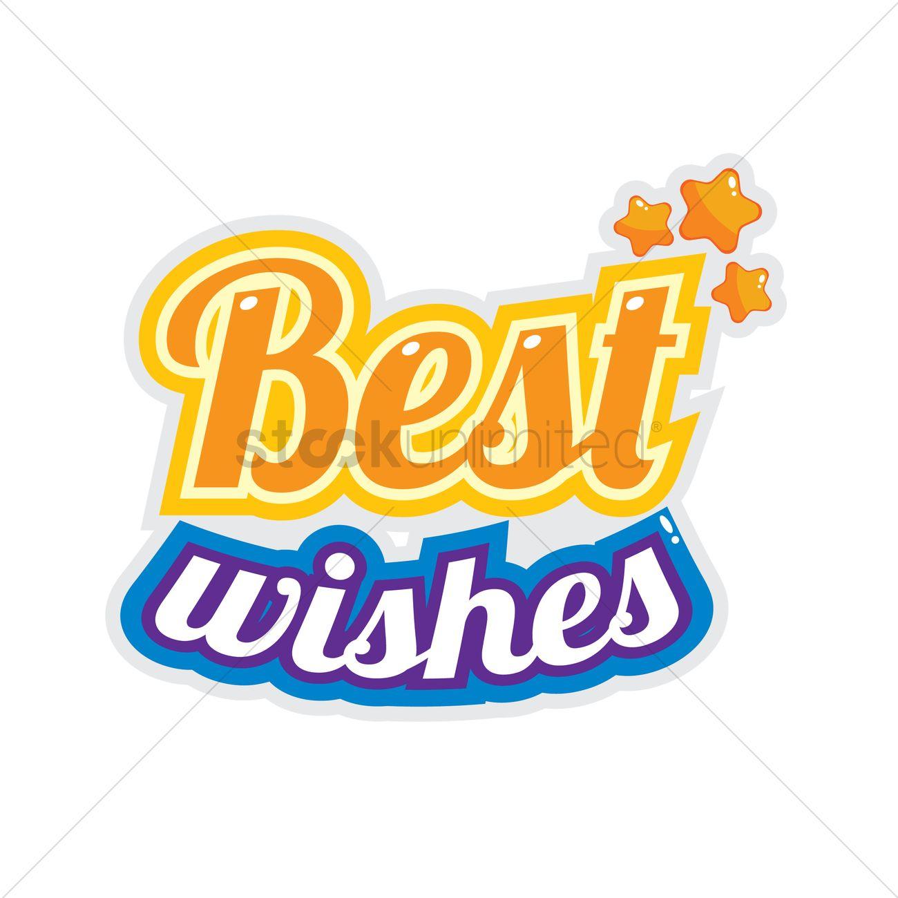 Best Wishes Logo - Best wishes label Vector Image - 1707708 | StockUnlimited