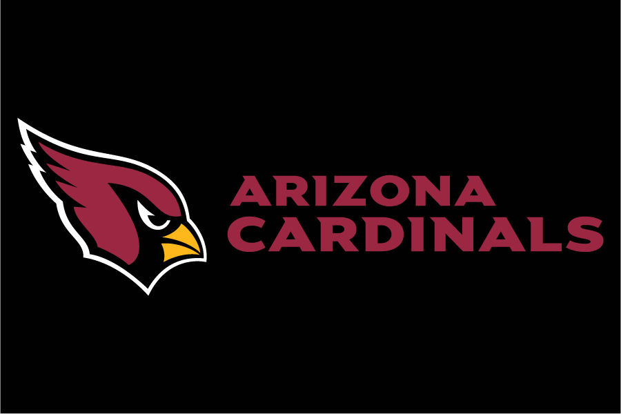 Black and Red Cardinals Logo - Arizona Cardinals Wordmark Logo - National Football League (NFL ...