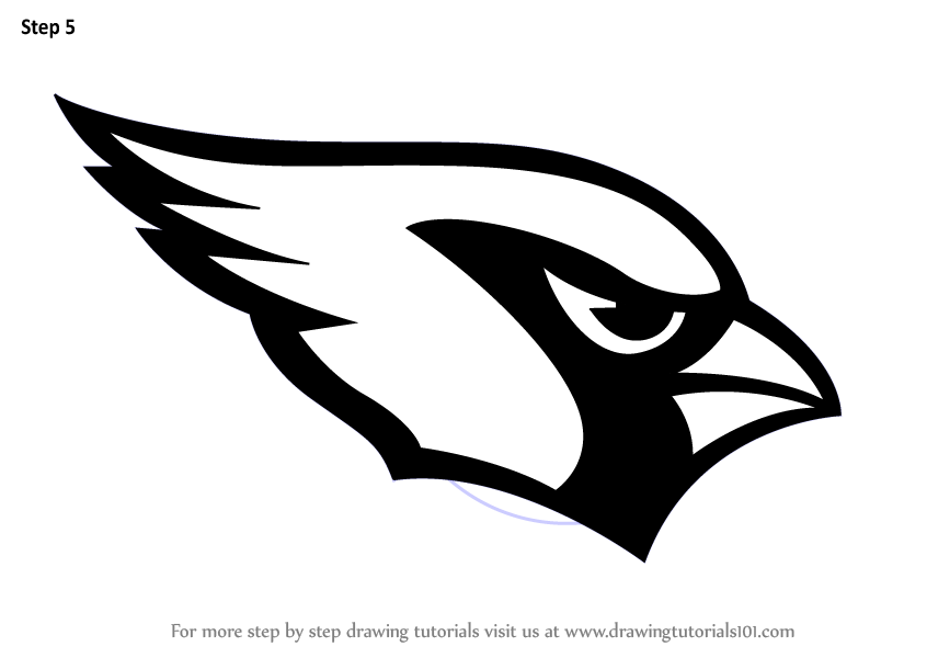 Arizona Cardinals Logo - Learn How to Draw Arizona Cardinals Logo (NFL) Step by Step ...