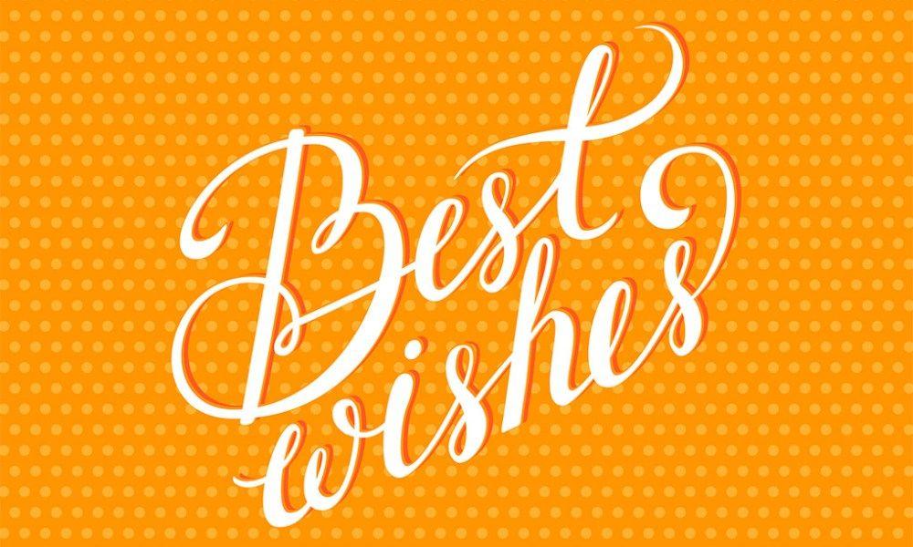Best Wishes Logo - Best wishes from our friends around the world - TIHR Archive Project