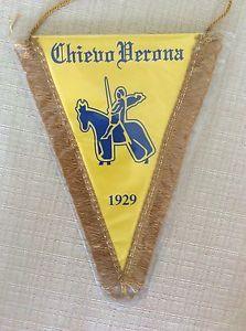 Paluani Logo - GAGLIARDETTO UFFICIALE CALCIO CHIEVO VERONA 1929 CON LOGO SPONSOR