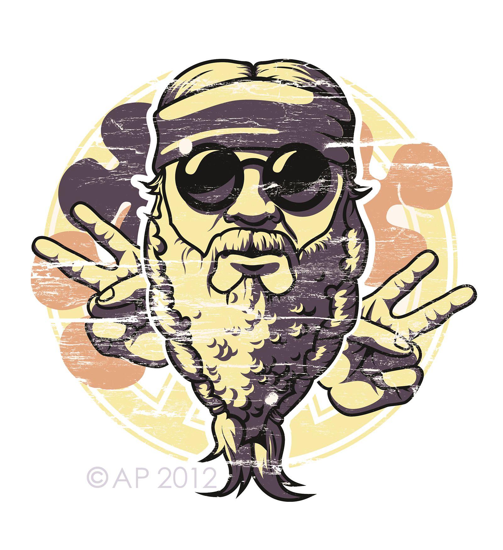 Hippie Cartoon Logo - Hippie Cartoon Clip Art image
