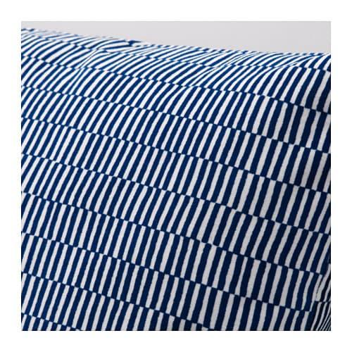 Striped Blue and White Logo - STOCKHOLM 2017 Cushion Striped blue/white 50 x 50 cm - IKEA