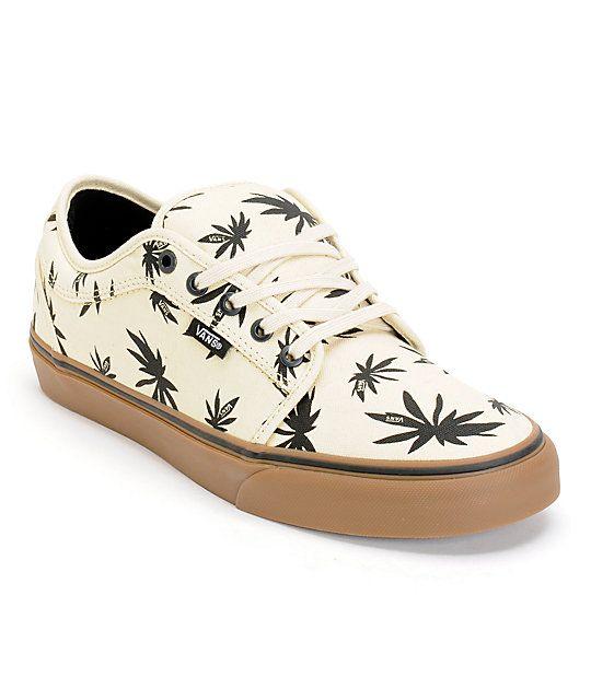 Weed Vans Logo - Vans Chukka Low Palms Natural, Black, & Gum Skate Shoes | Zumiez