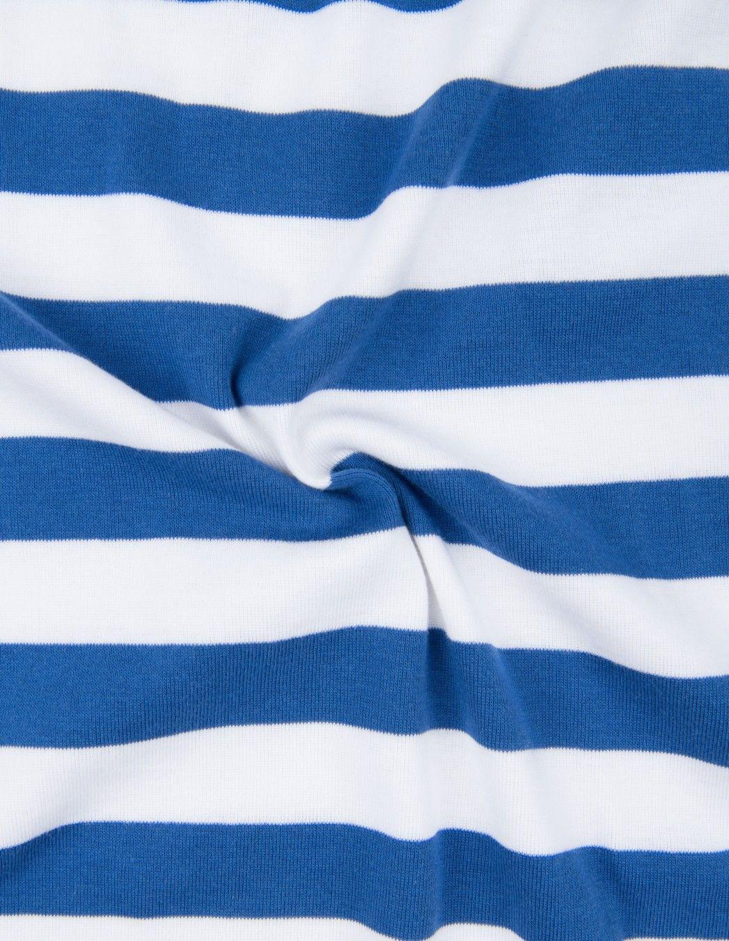 Striped Blue and White Logo - LogoDix