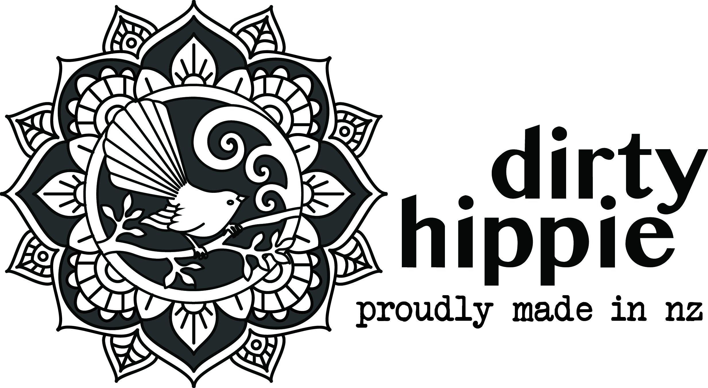 Hippie Cartoon Logo - Dirty Hippie. Zero Waste. Natural products that nourish you